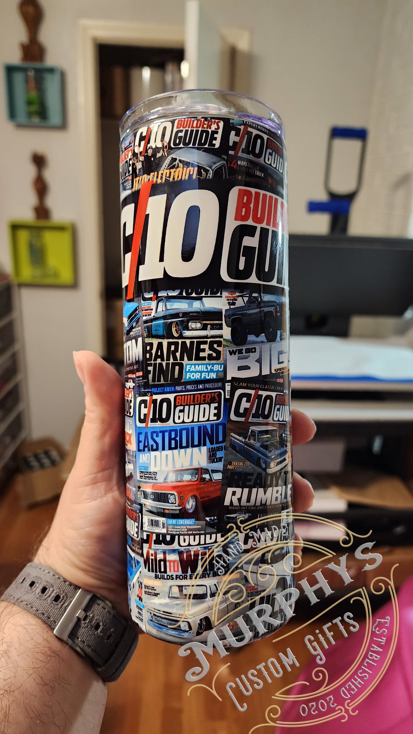 C/10 Builders Guide Magazine Cover Tumbler