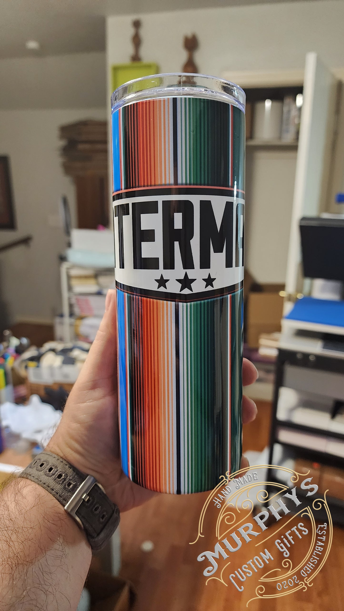 Hatermade Green Serape Print 20oz