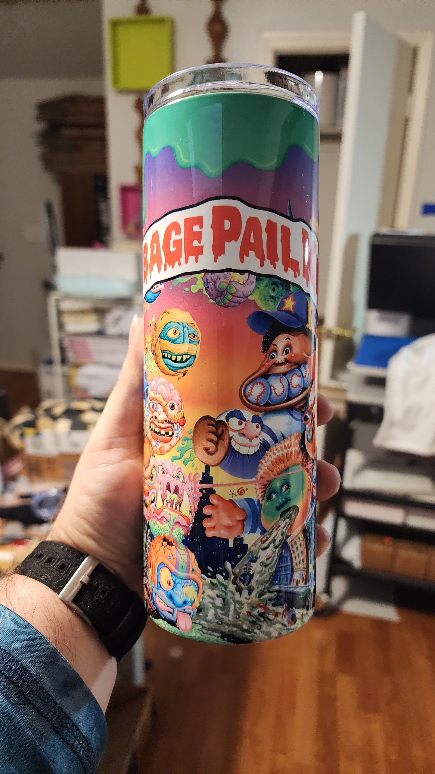 Garbage Pail Kids / Mad Balls Green Slime