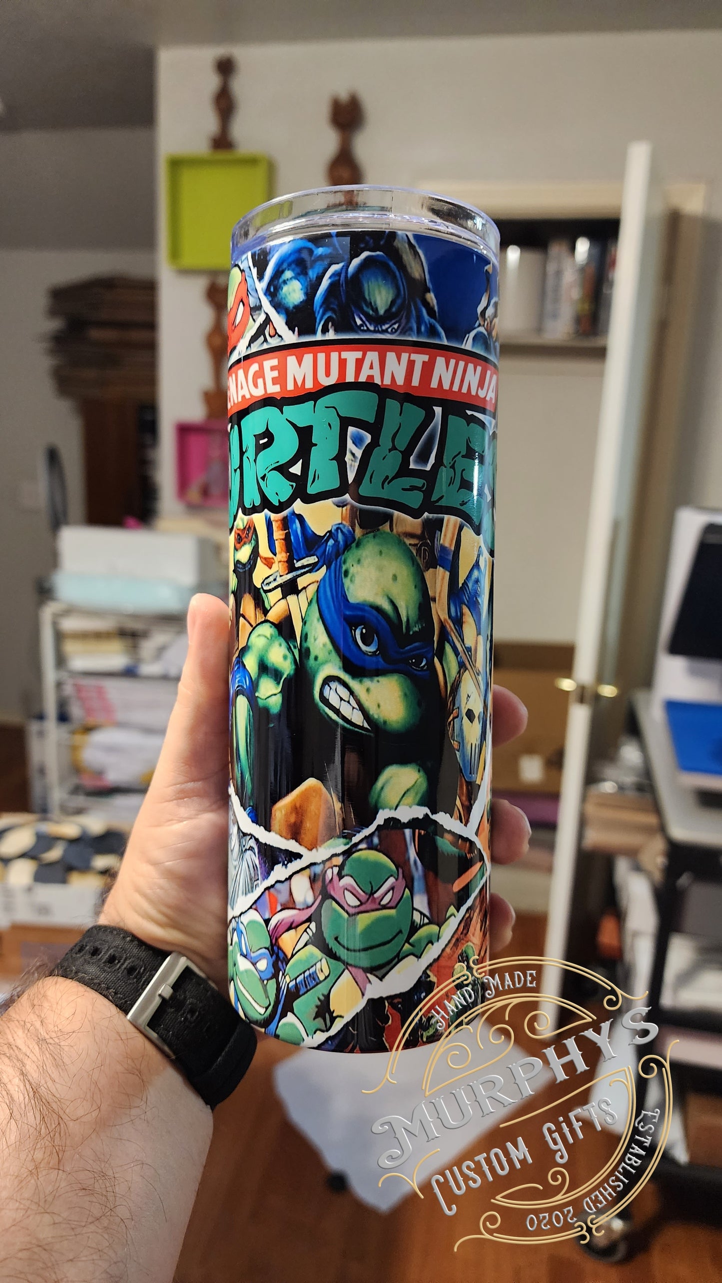 TMNT Ninja Turtles 20oz Skinny Tumbler