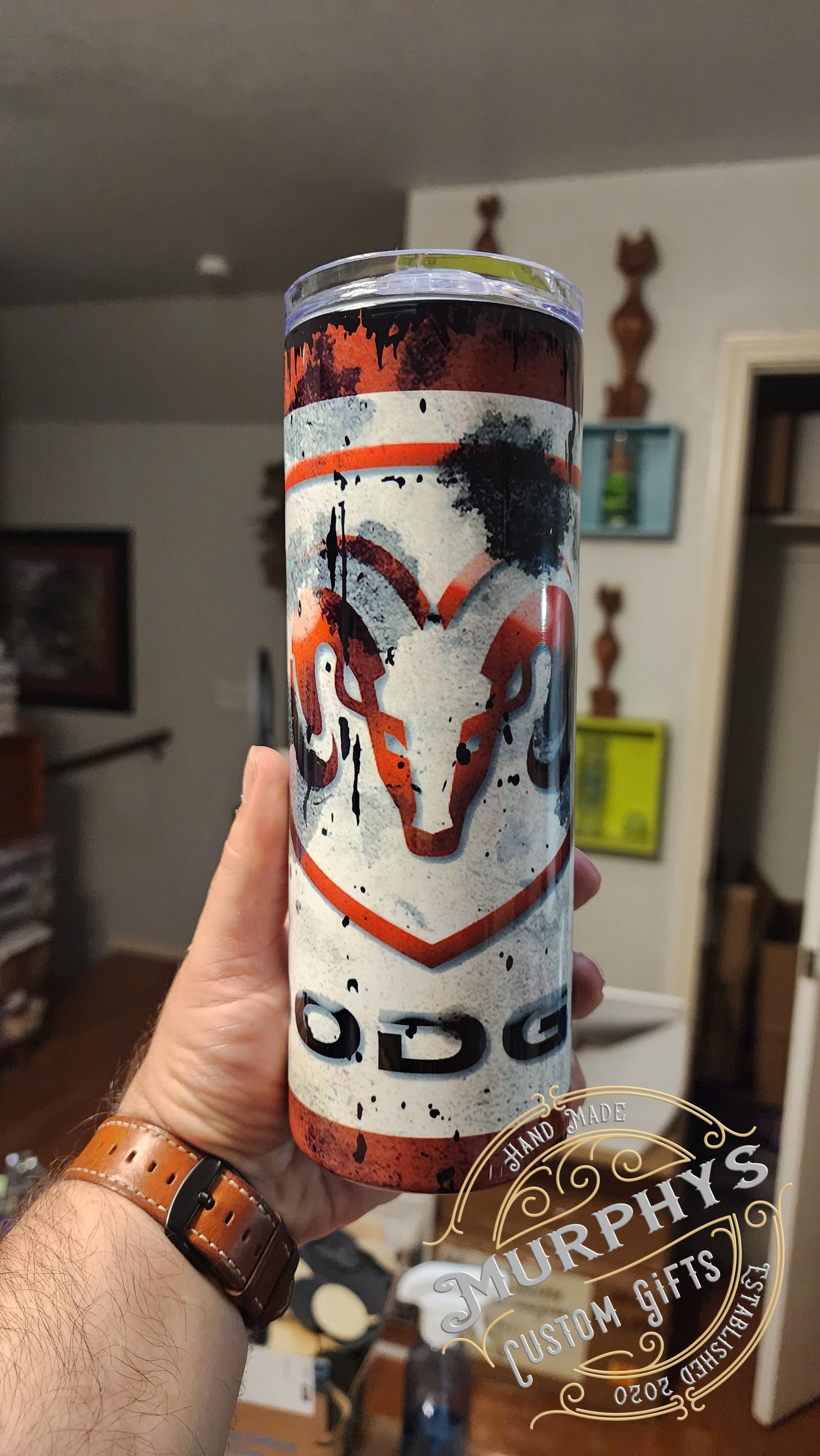 Dodge Ram Oily 20oz Skinny Tumbler