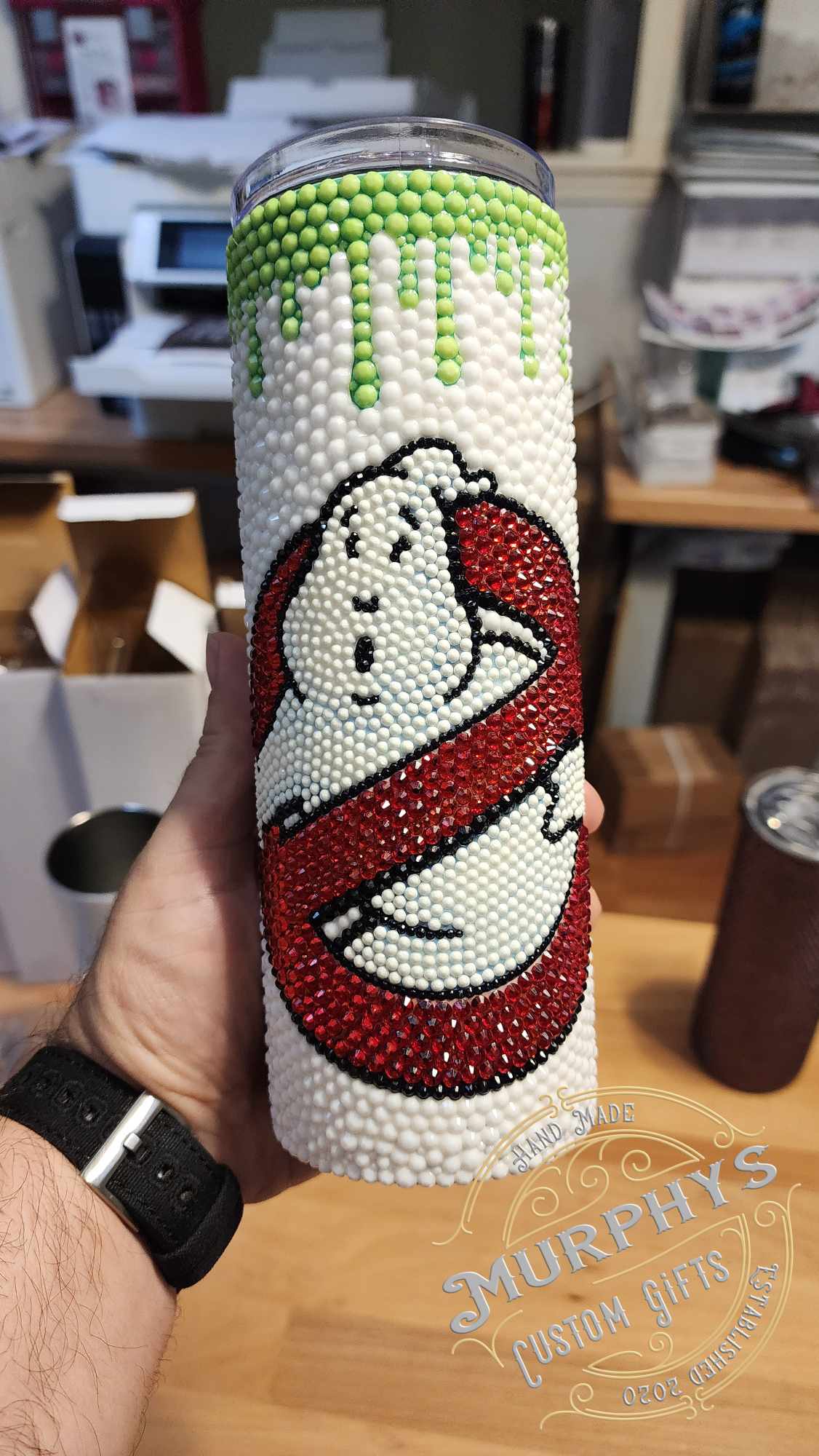 Glow In The Dark Crystal Ghostbuster 20oz Tumbler