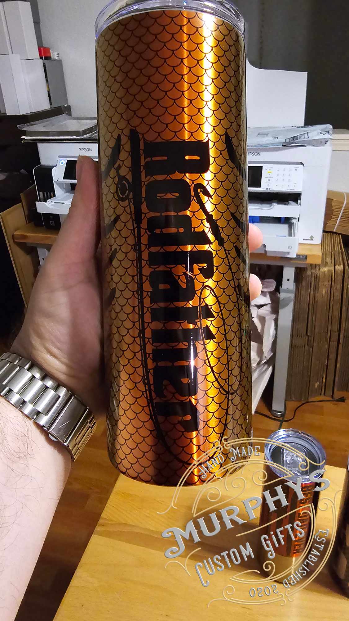 RodFather Fishing Lure Tumbler