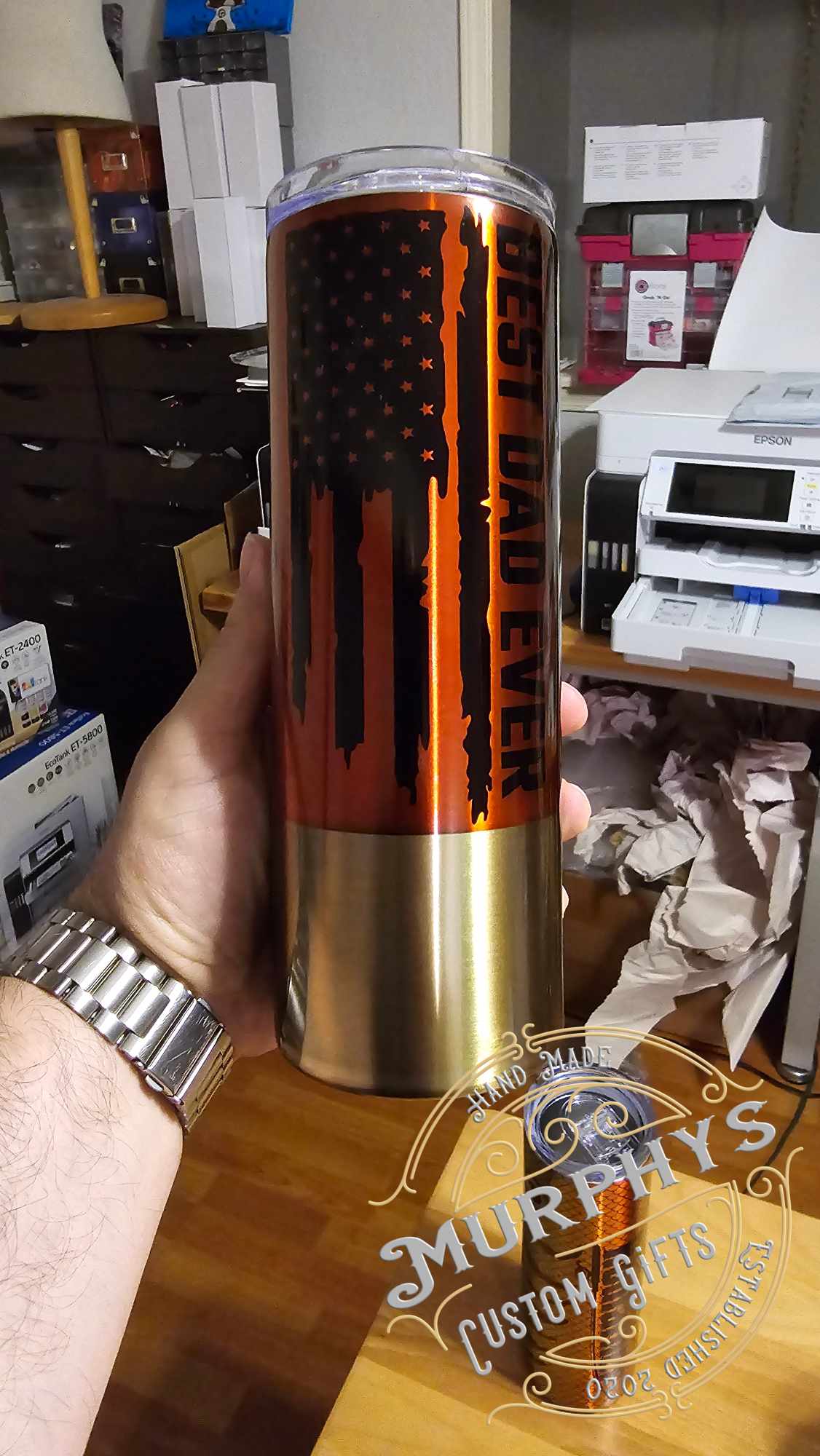 Best Dad Ever Shotgun Shell Tumbler