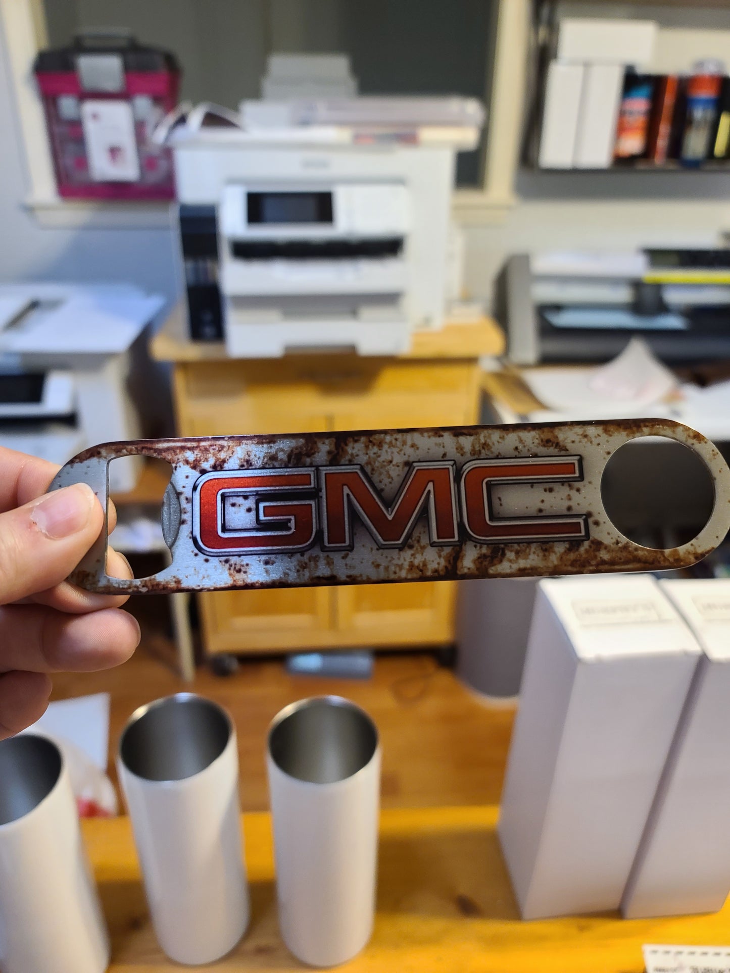 Rusty GMC Bottle Opener