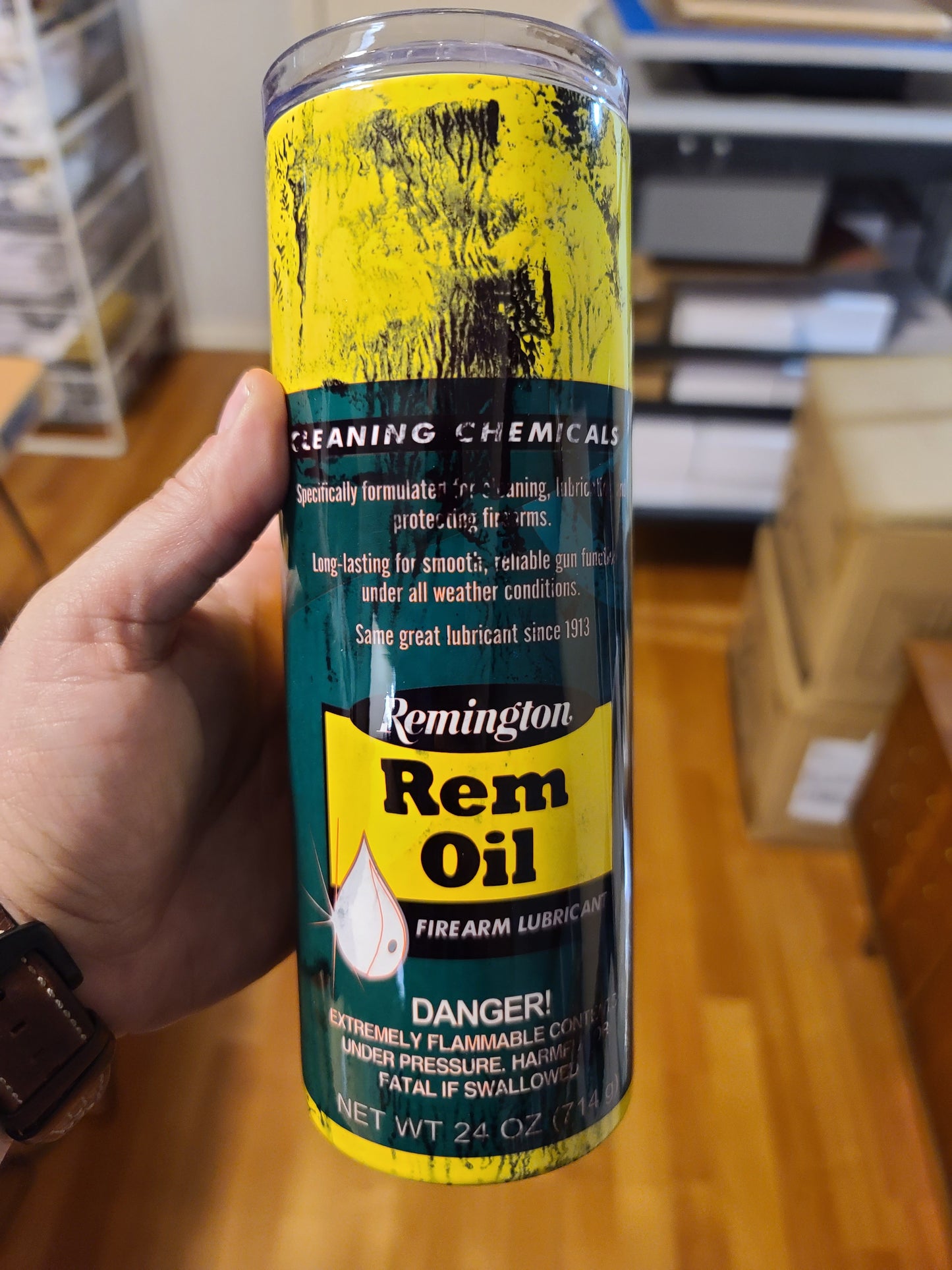 Rem Oil 20oz Skinny Tumbler