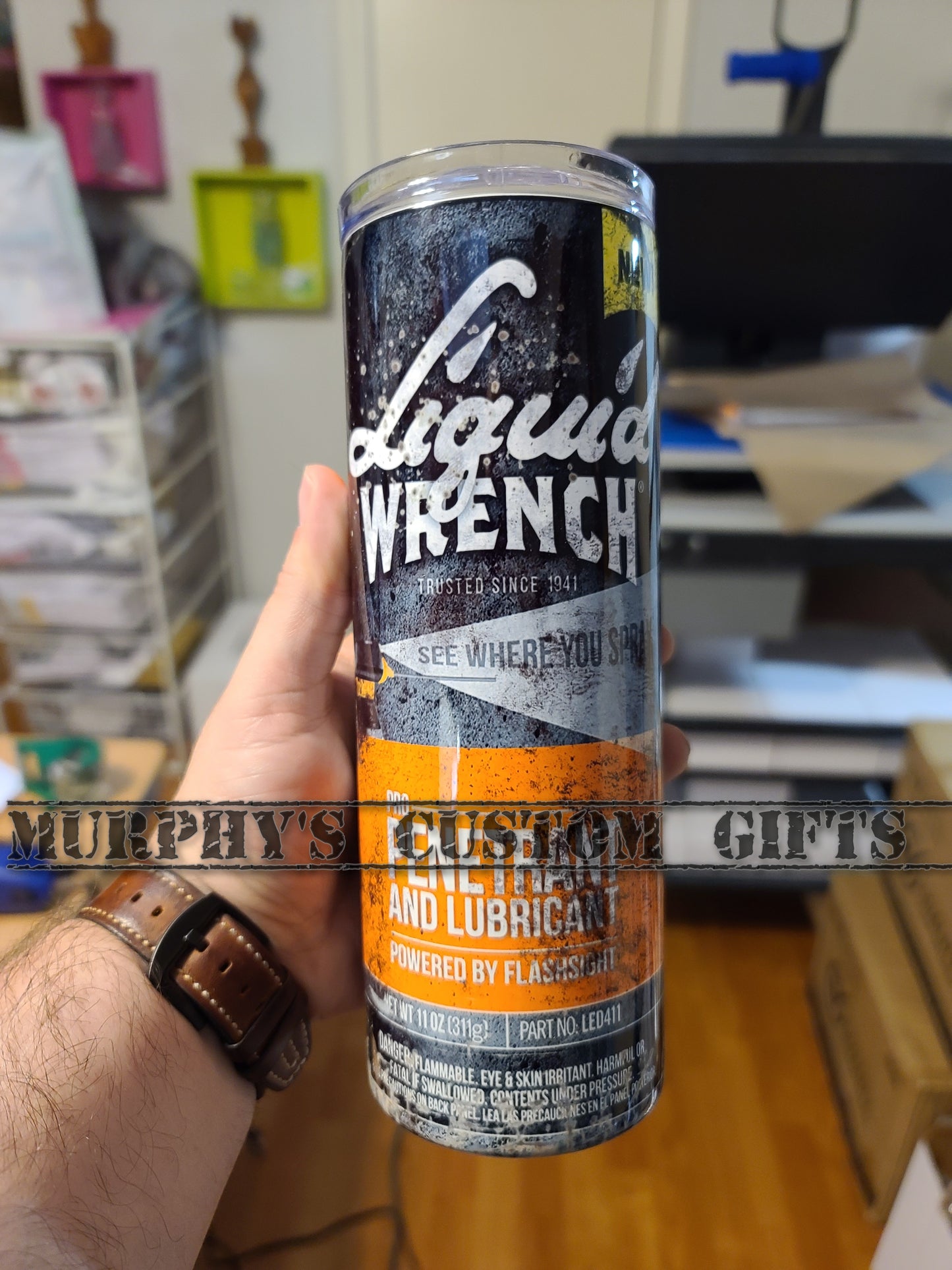 Liquid Wrench 20oz Skinny Tumbler