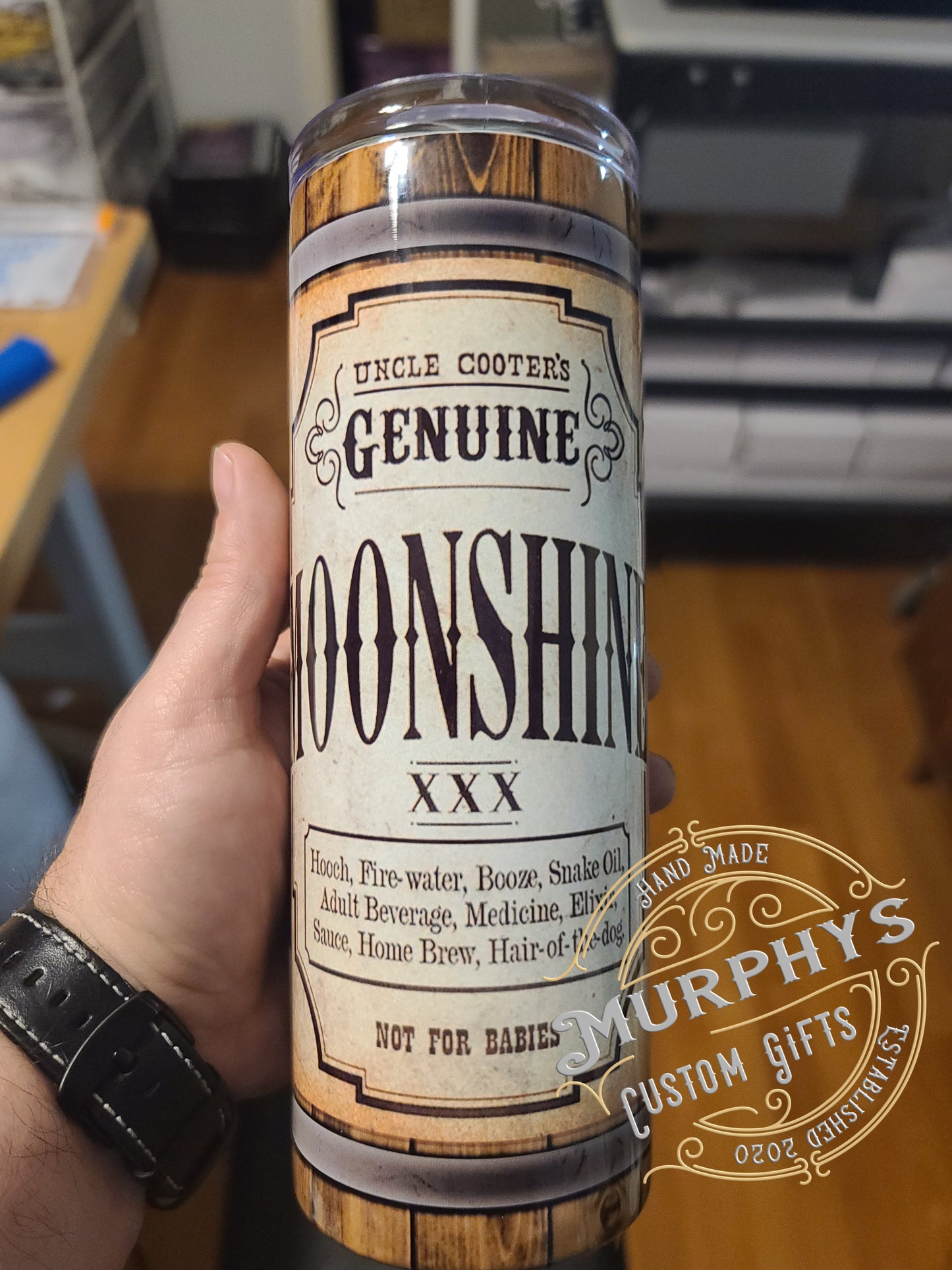 Moonshine XXX 20oz Skinny Tumbler