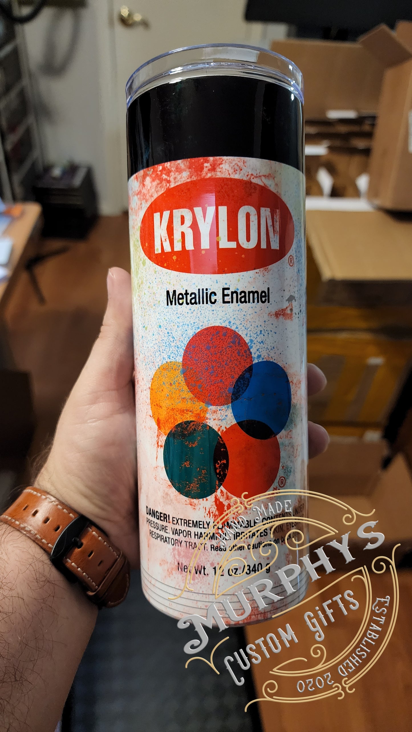 Used Black Spray Paint