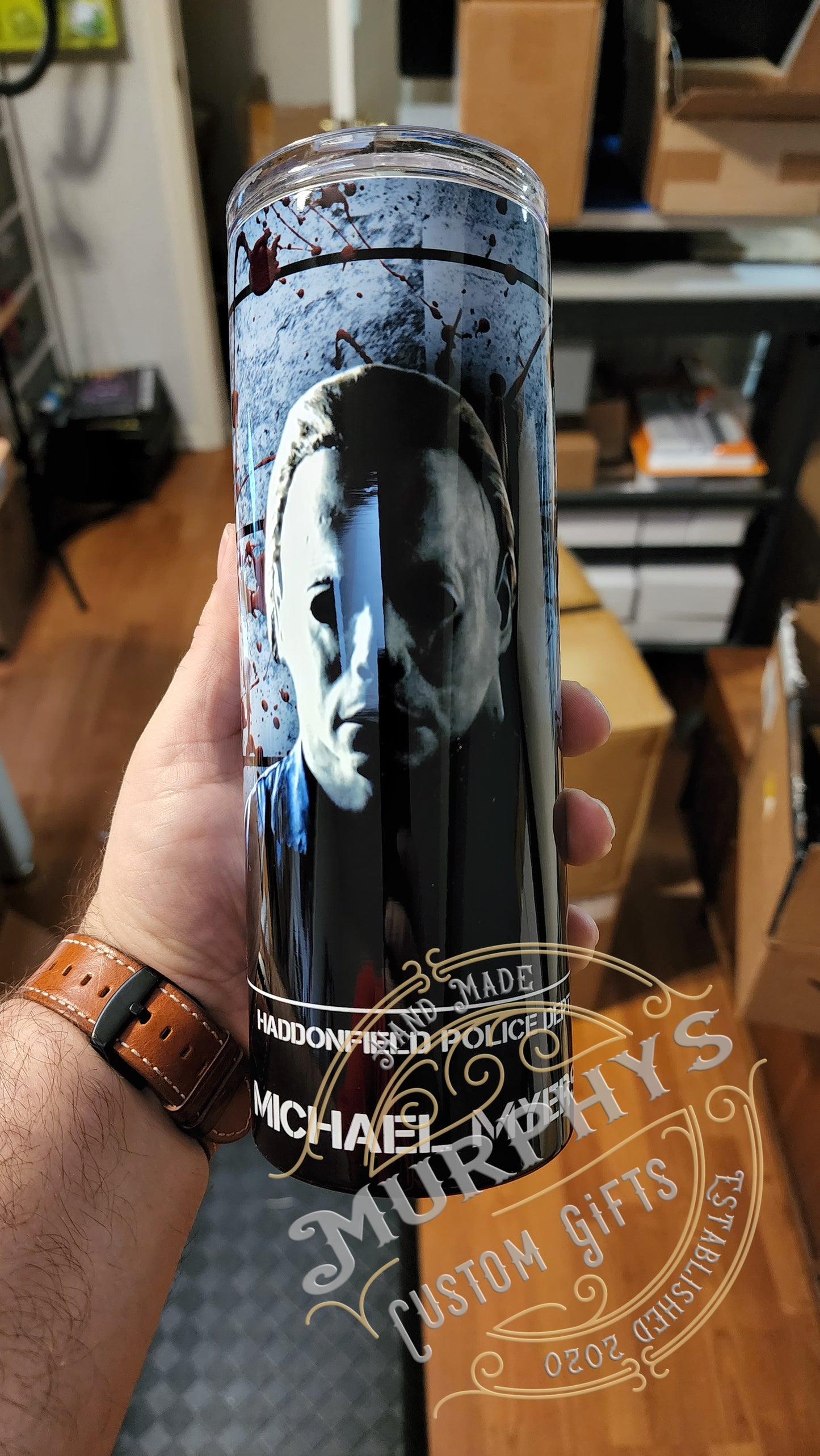 Michael Myers 20oz Skinny Tumbler