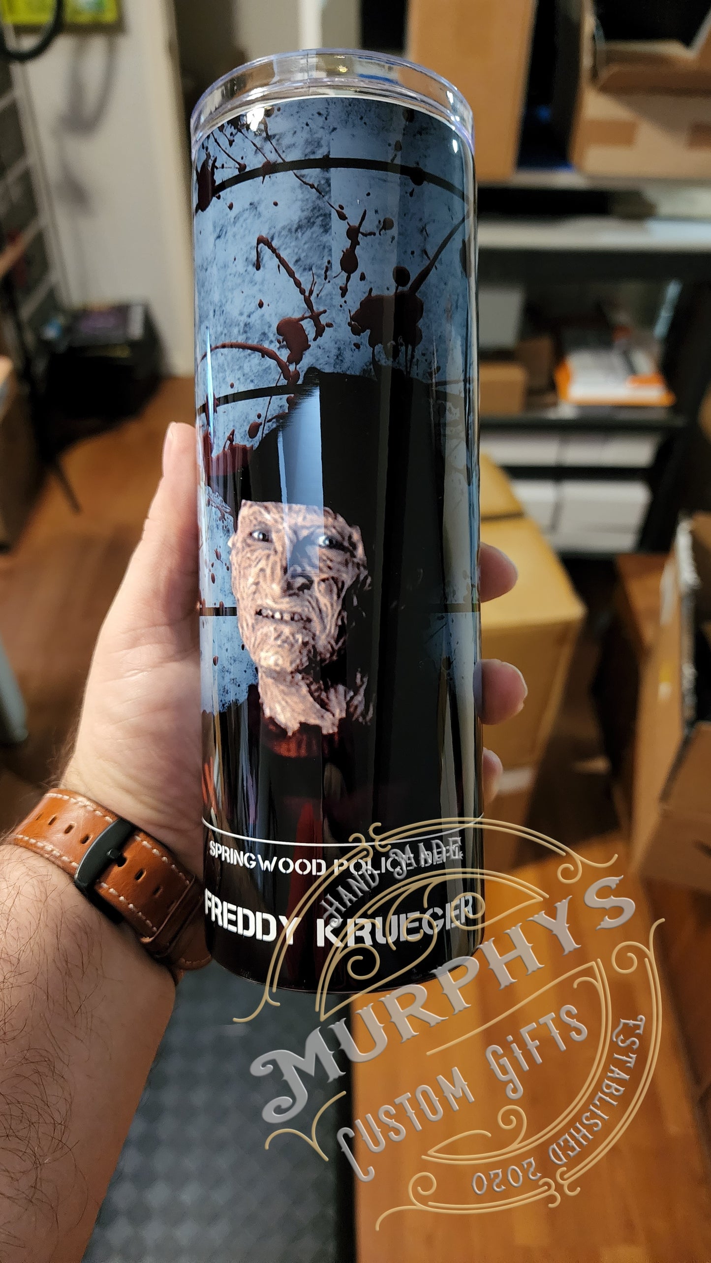 Freddy Krueger 20oz Skinny Tumbler