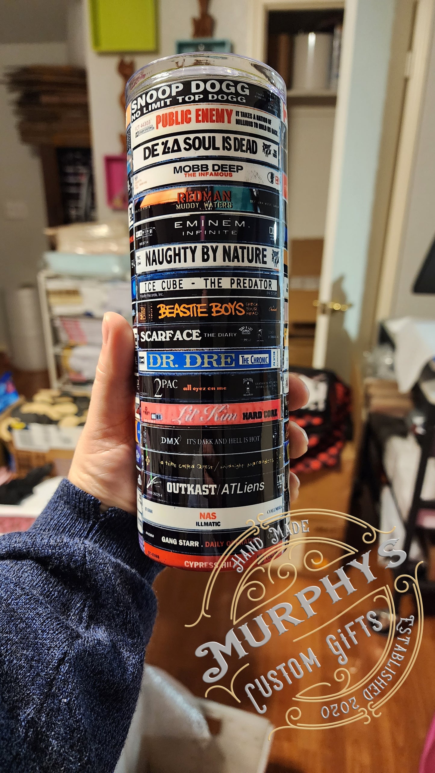 80s/90s Hip Hop Cassette Tumbler