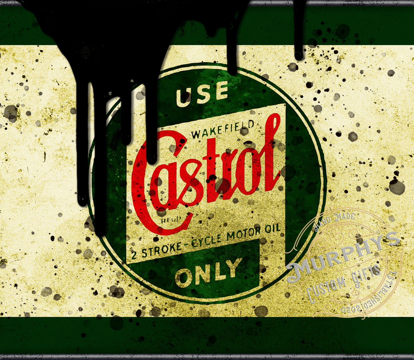 Vintage Castrol 2 Stroke Motor Oil