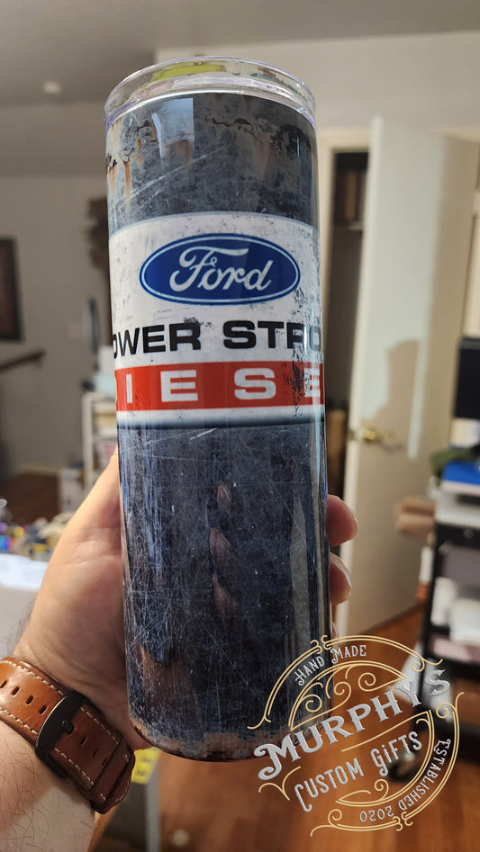Rusty Ford Power Stroke Diesel Tumbler