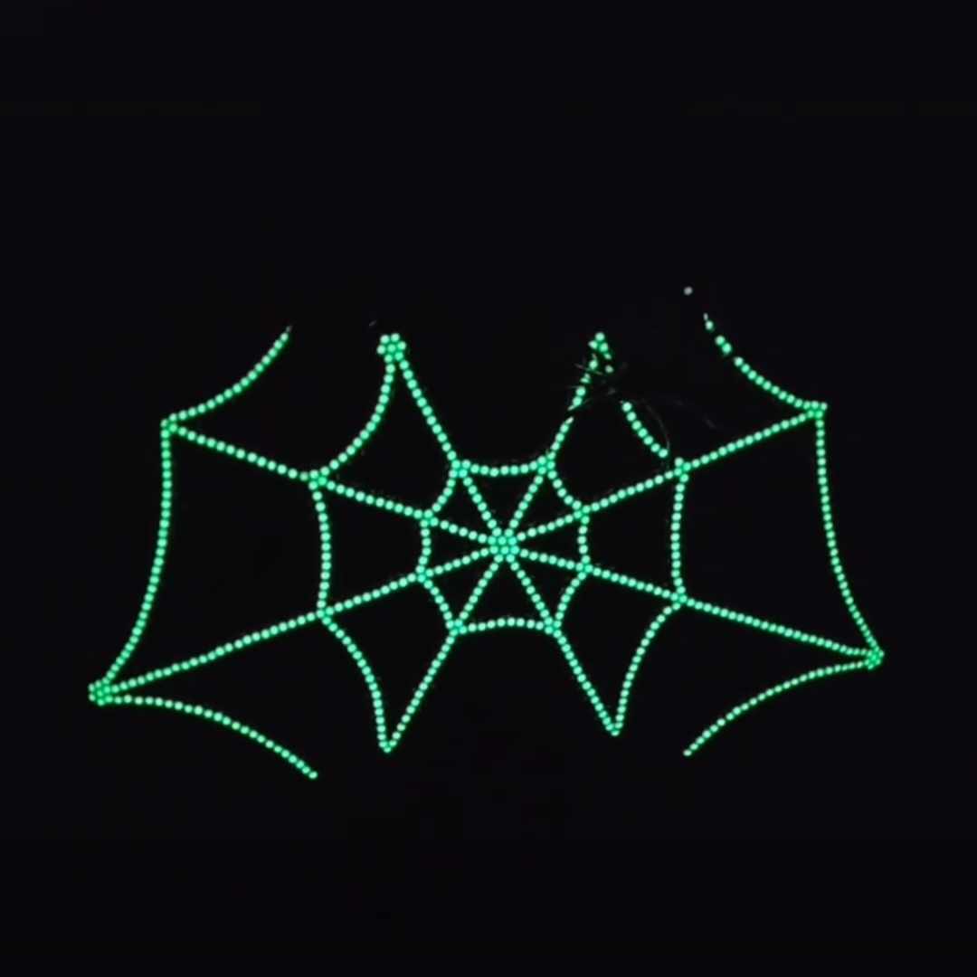 CRYSTAL COVERED SPIDER WEB HALLOWEEN PURSE
