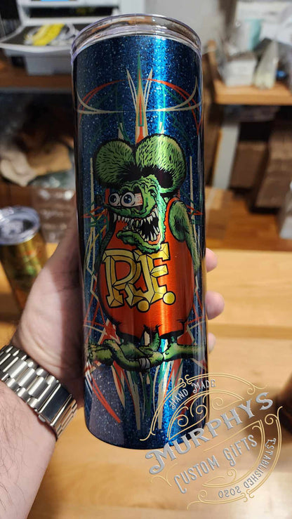Rat Fink Pinstripe and Flake (New Colors)