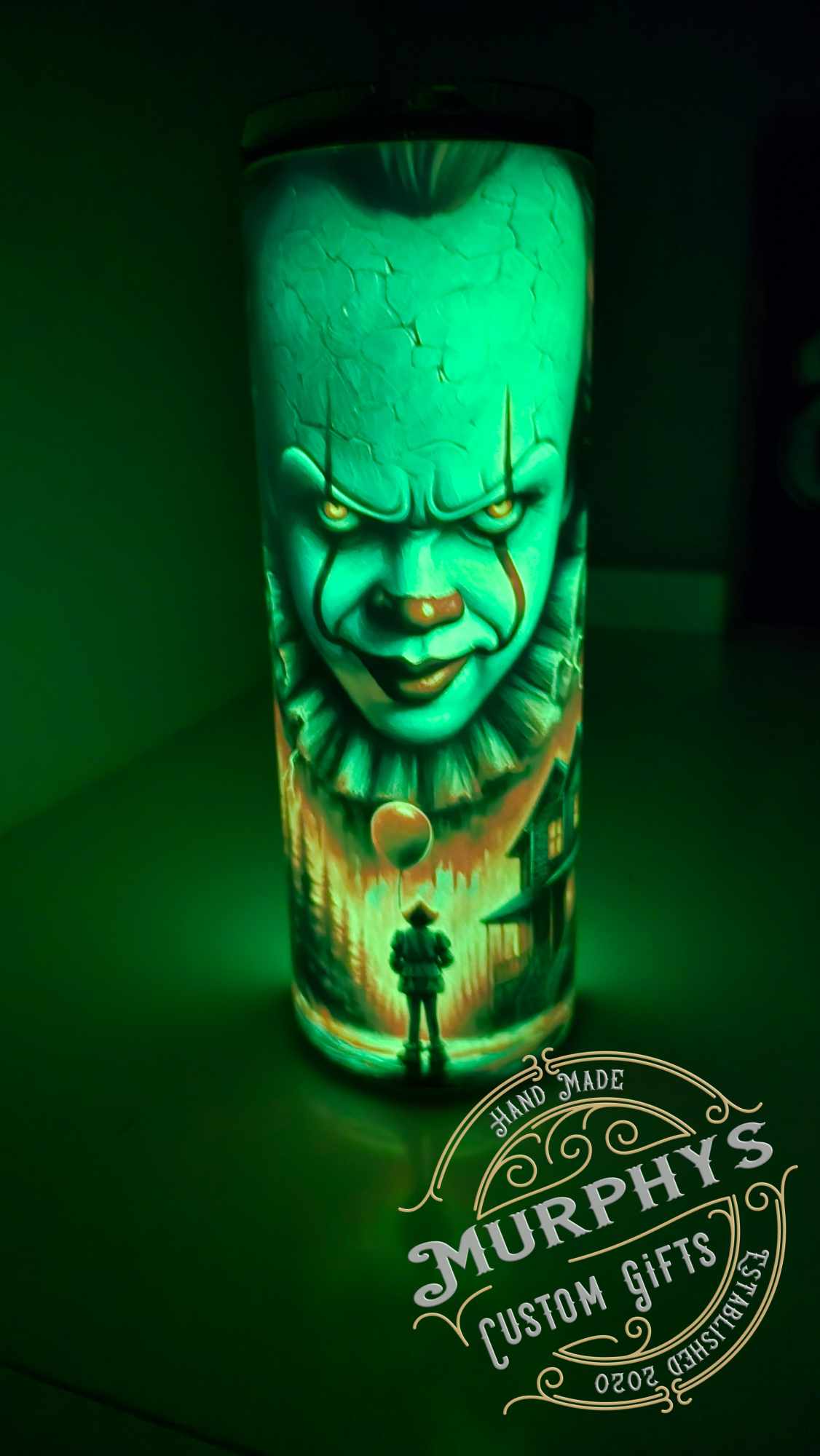 New Pennywise Glow 20oz Skinny Tumbler