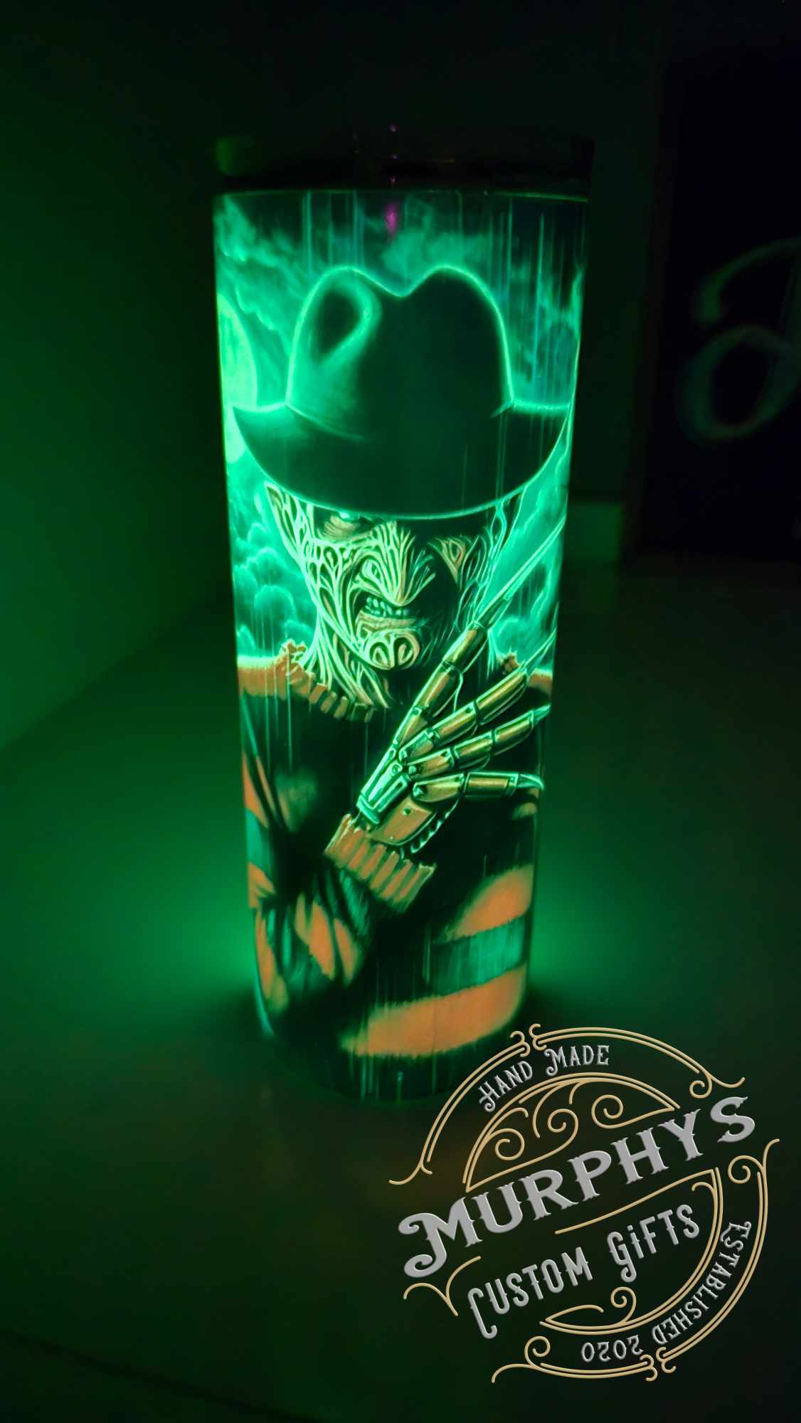 New Freddy Glow 20oz Skinny Tumbler