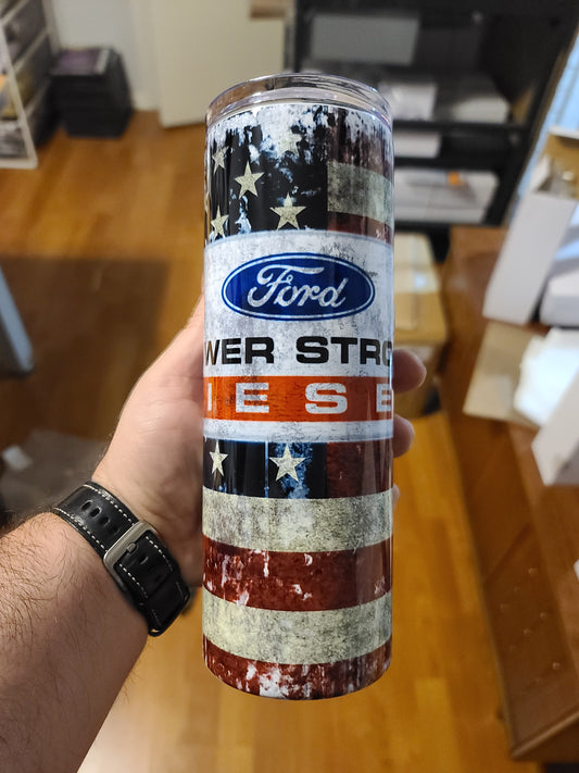 Ford Power Stroke American Flag
