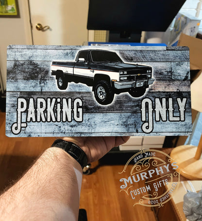 Square Body Parking Sign