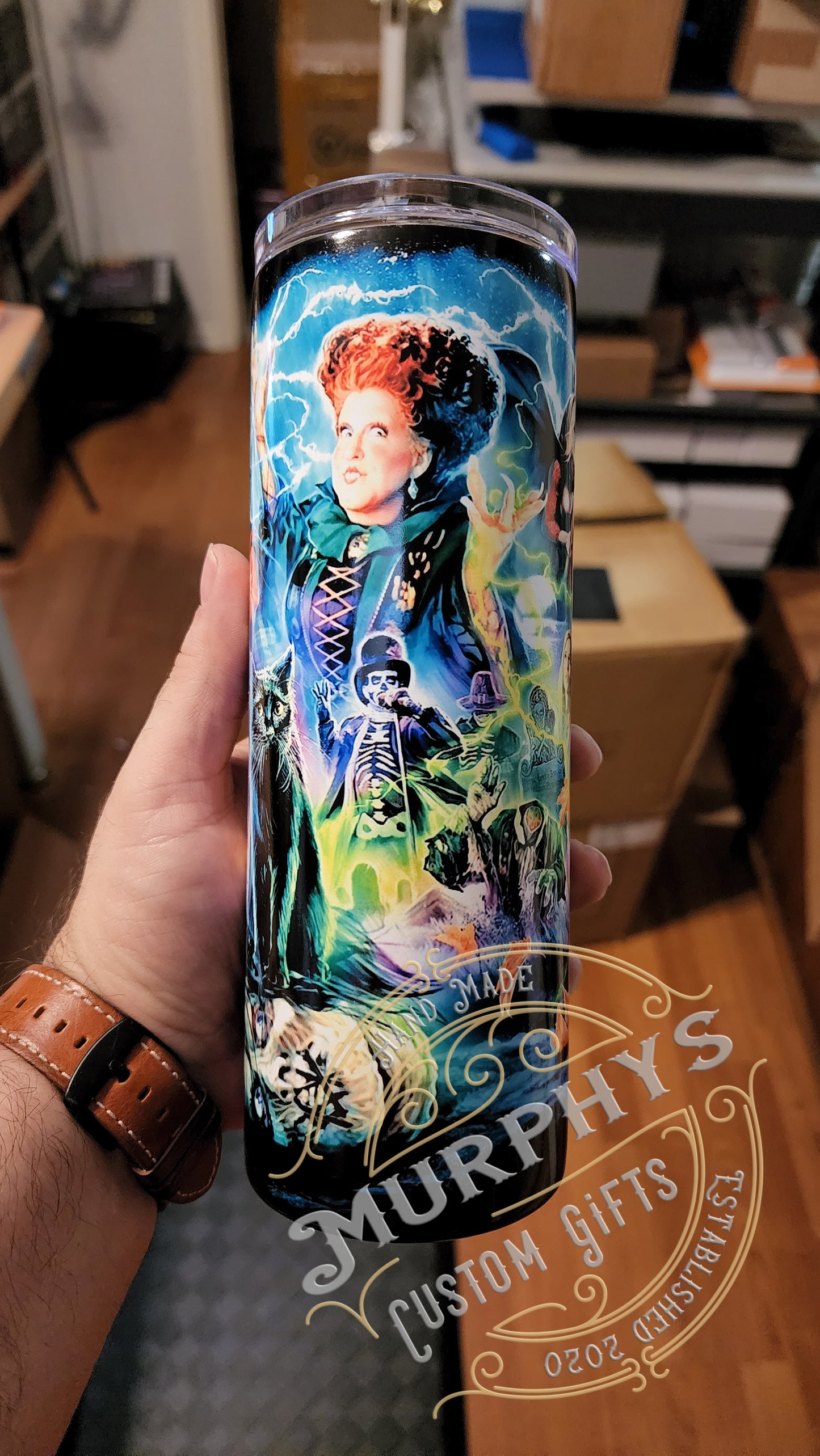 Hocus Pocus Glow In the Dark 20oz Skinny Tumbler