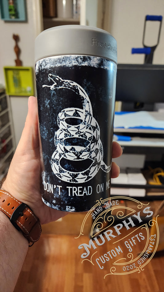 Black Don't Tread On Me Frost Buddy 2.0