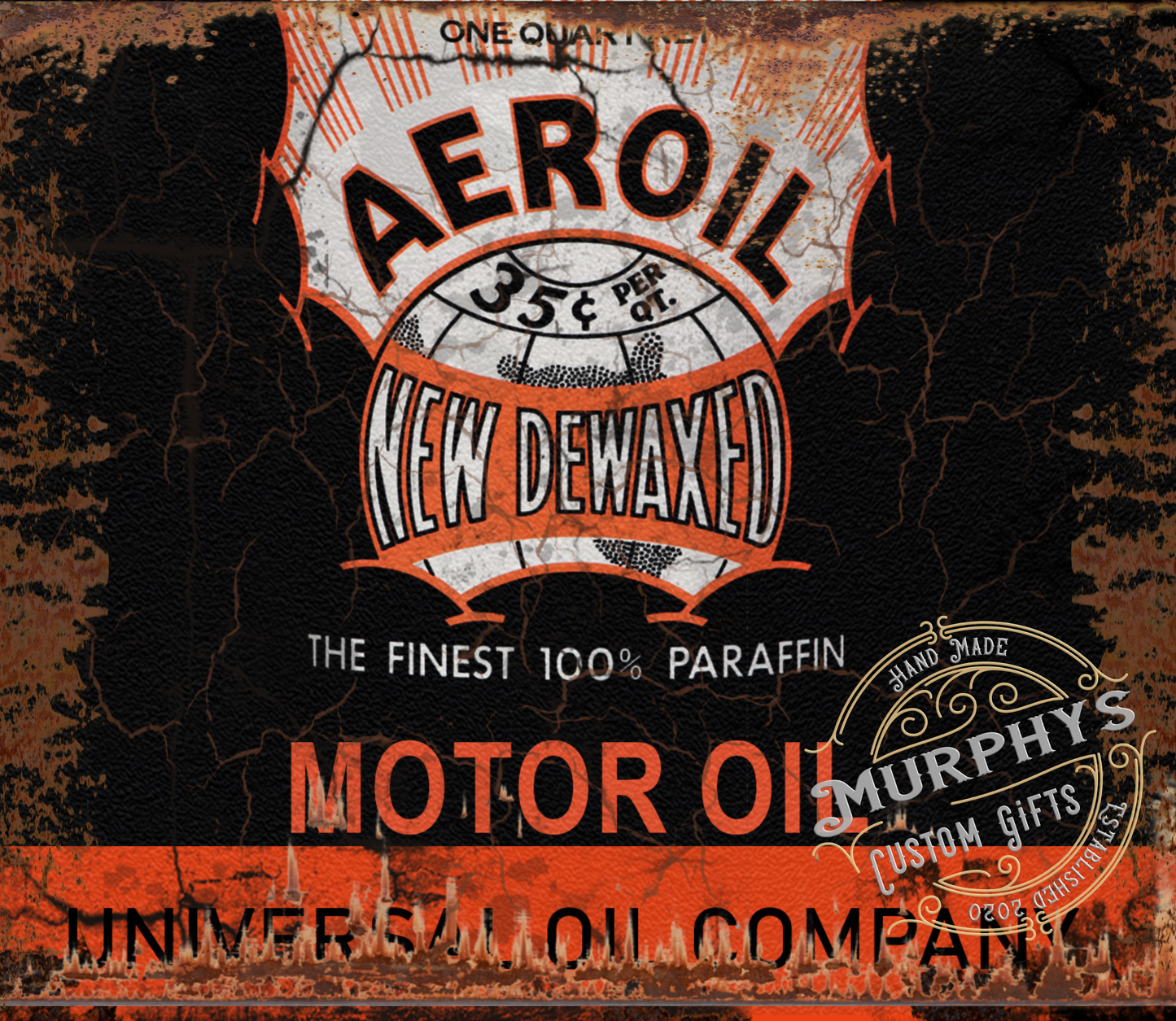 Vintage Aeroil Motor Oil