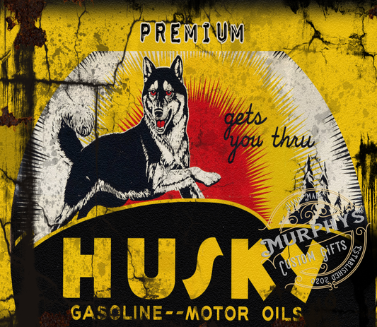 Vintage Huskey Motor Oil