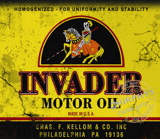 Vintage Invader Motor Oil