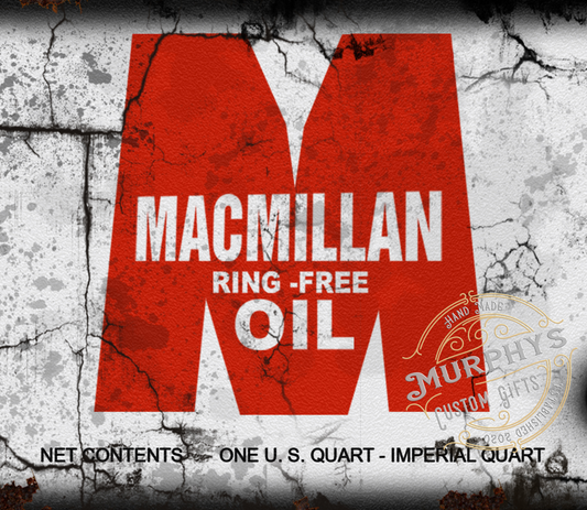 Vintage MACMILLAN Motor Oil