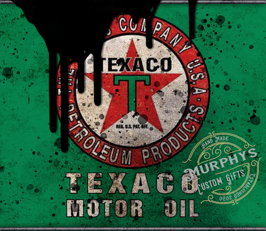 Oil Drip Green Texaco Motor Oil