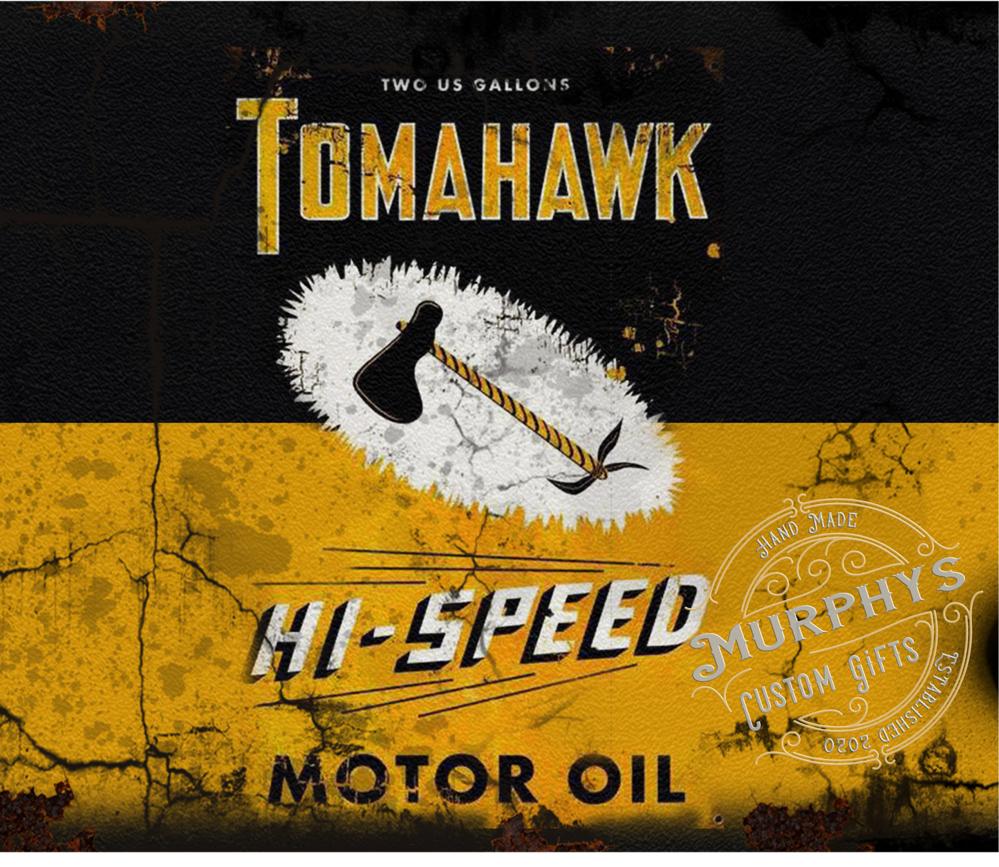 Vintage Tomahawk Motor Oil