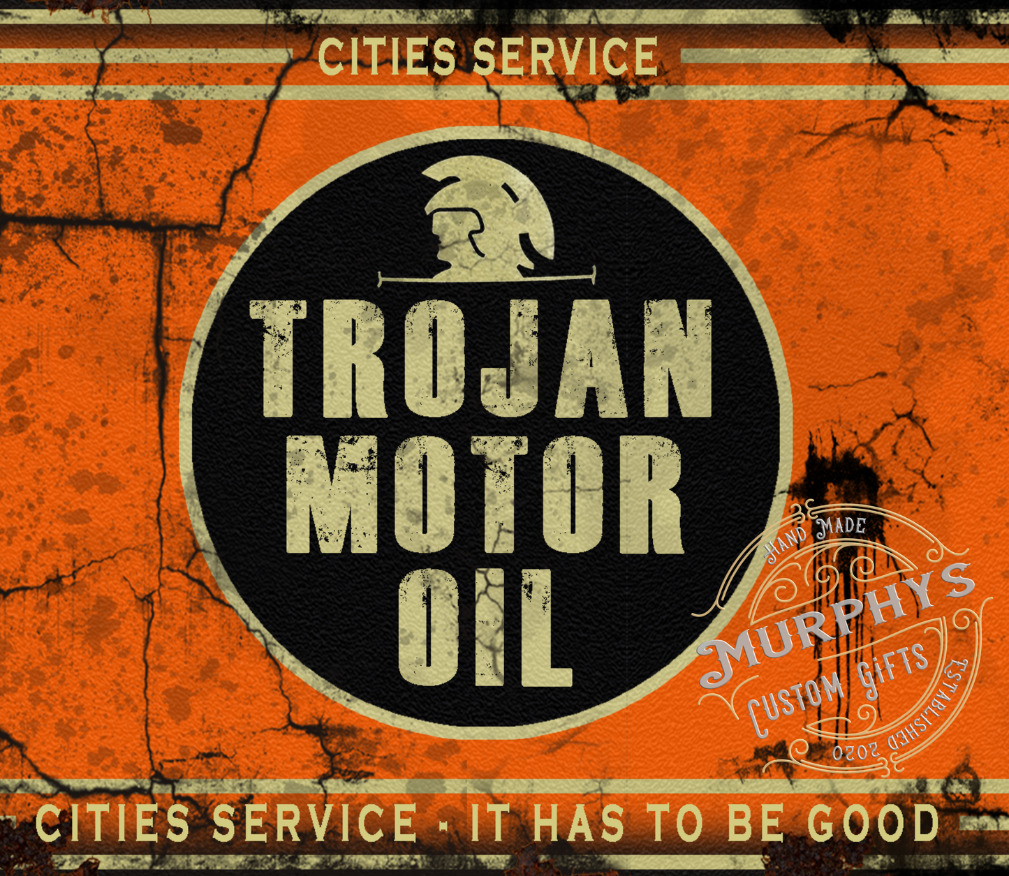 Vintage Trojan Motor Oil
